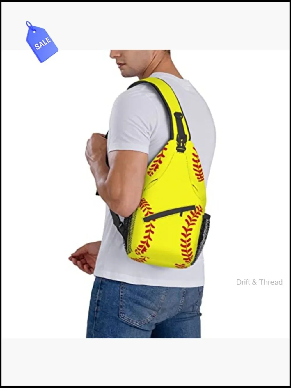 Sling Bag Crossbody Backpack Casual Chest Shoulder Pack Travel Hiking Daypack
